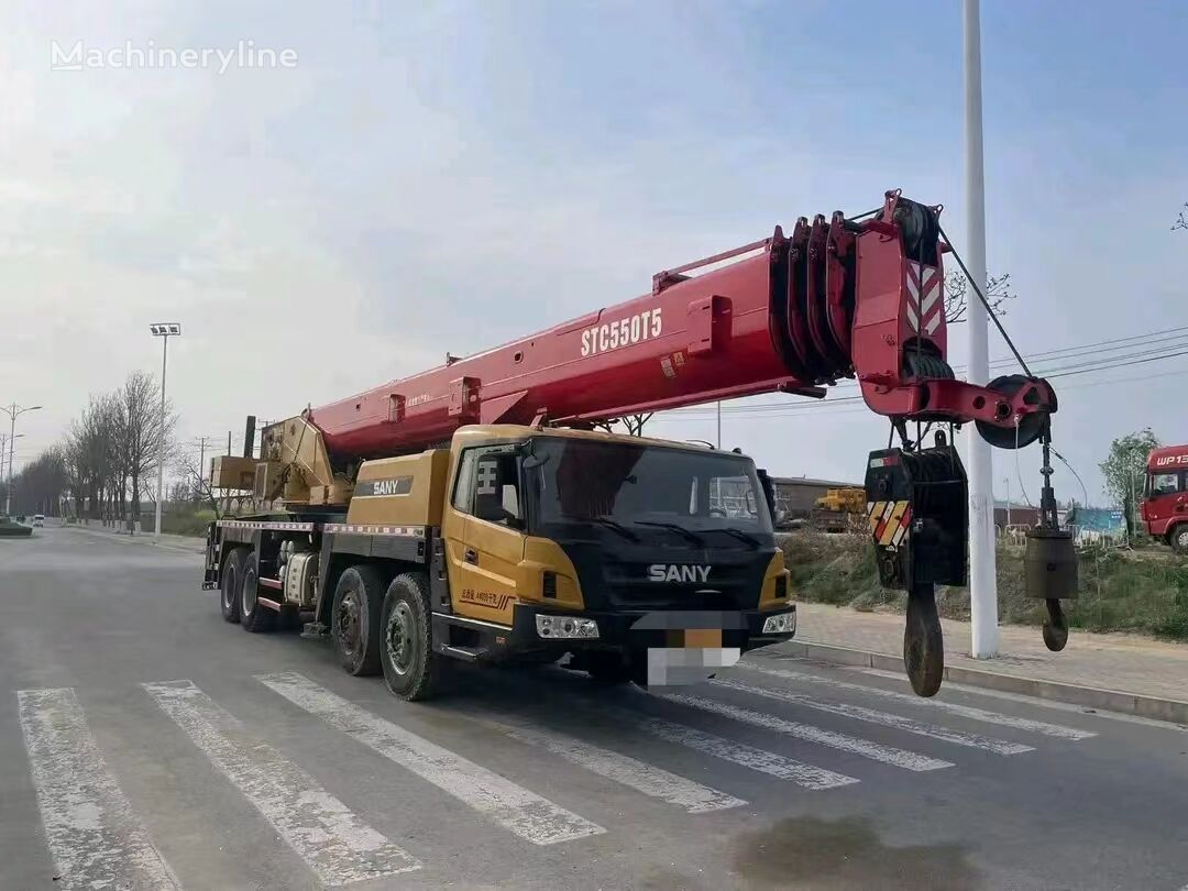 κινητός γερανός Sany Sany STC550T 55 ton used mobile truck crane mobile crane