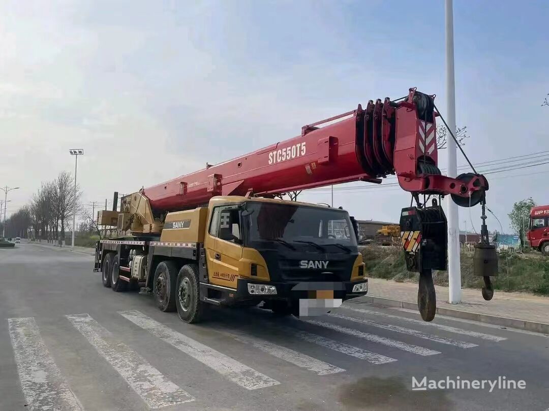 Sany Sany STC550T5 55 ton used mobile truck crane mobile crane