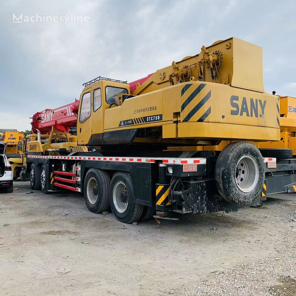 Sany Sany STC750 75 ton used mobile truck crane mobile crane grúa móvil