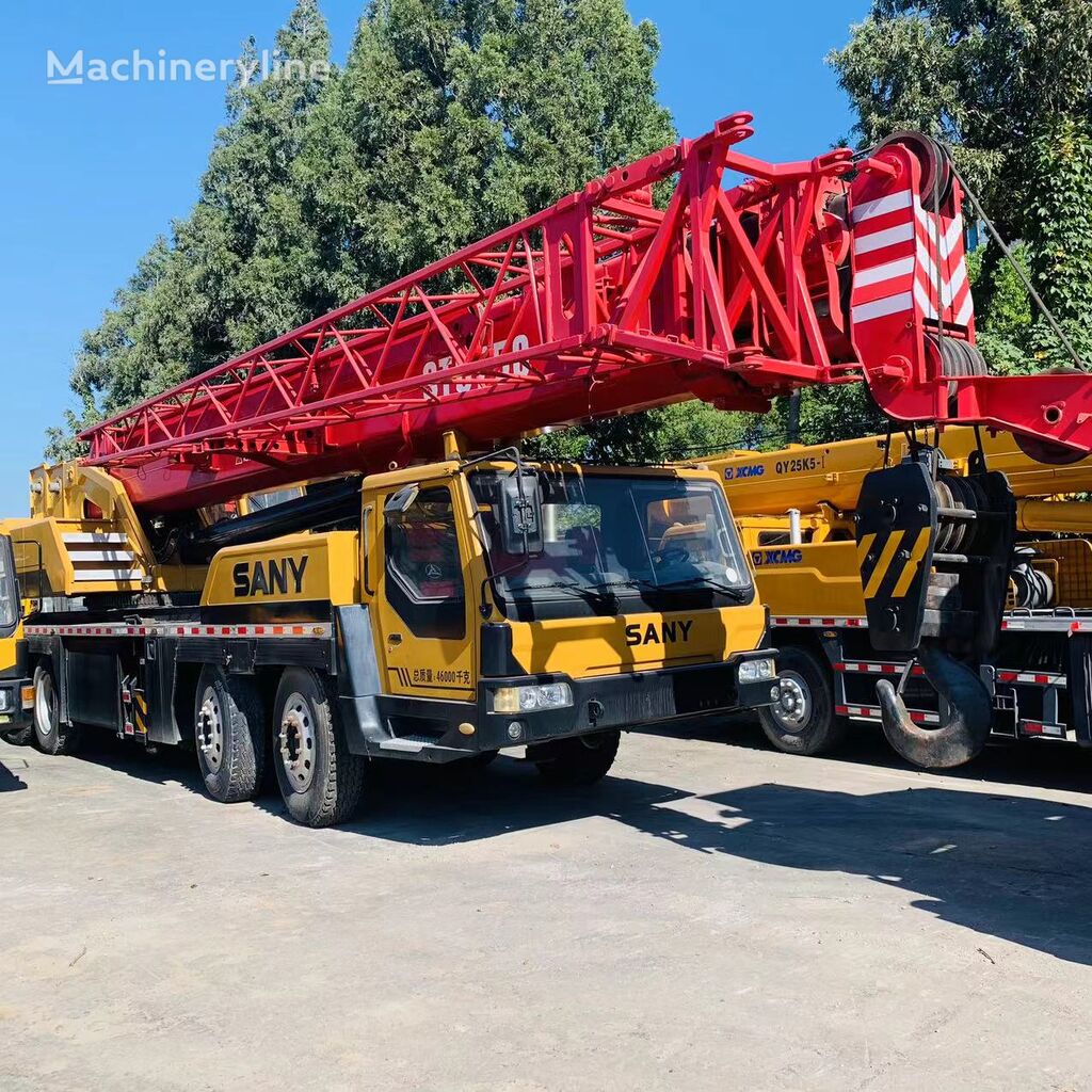 автокран Sany Sany STC750 75 ton used mobile truck crane mobile crane