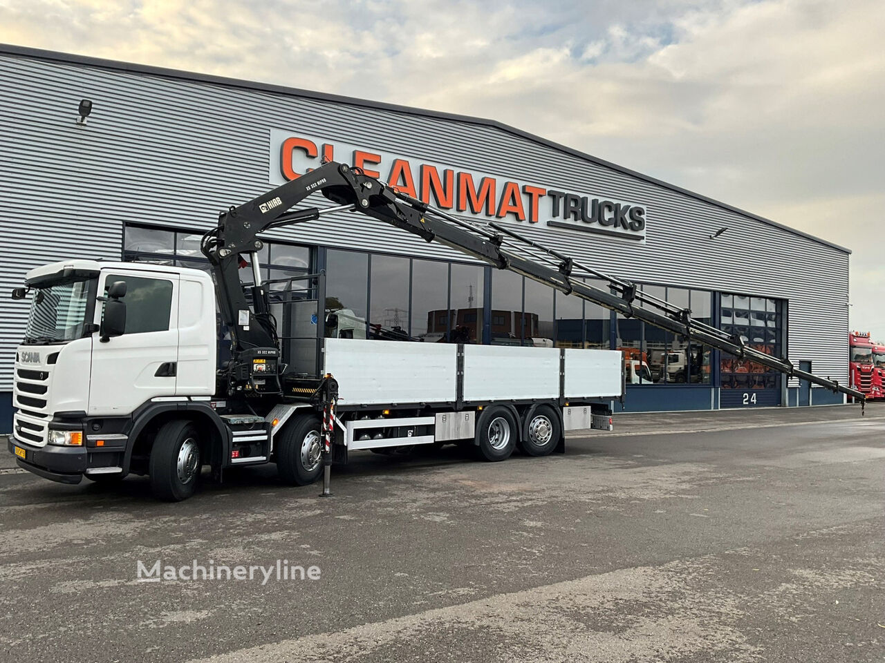 Scania G 450 8x2 Euro 6 Hiab 32 Tonmeter laadkraan Just 114.221 km! Mobilkran kaufen | Machineryline DE Scania G 450 8x2 Euro 6 Hiab 32 Tonmeter laadkraan Just 114.221 km! Mobilkran - Machineryline