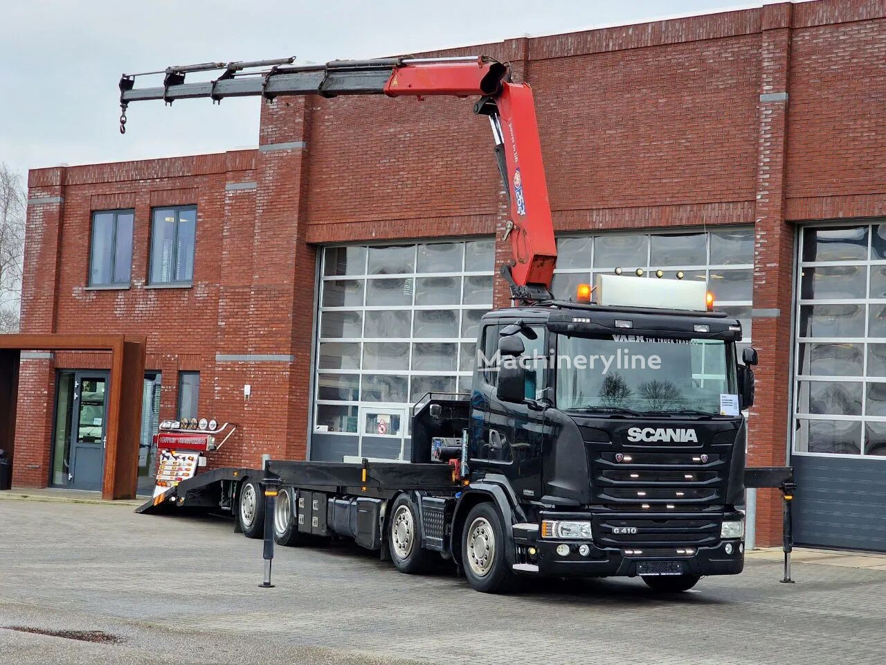 Scania G410 8x2*6 - HMF 2620 K5 + remote - Rampen - Winch - 3x steering mobile crane