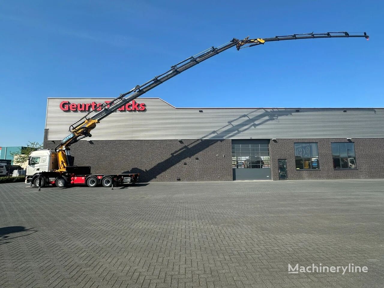 Scania G450 8X4 + EFFER 1255/8S + JIB 6S HD KRAAN/KRAN/CRANE/GRUA mobile crane