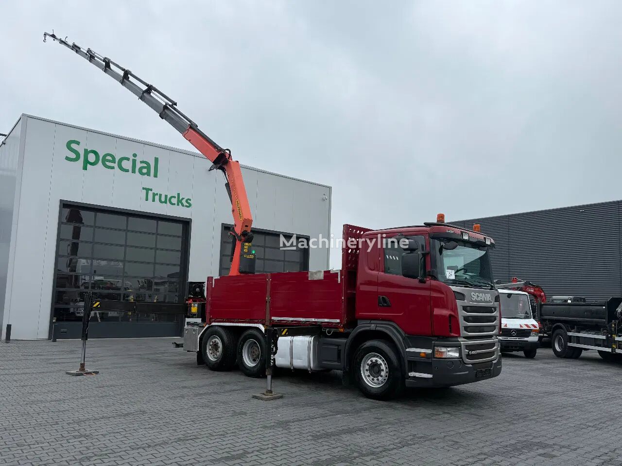 Κινητός γερανός Scania G480 6x2*4 / Palfinger PK27002-SH G / 27 Meter working height / - Machineryline