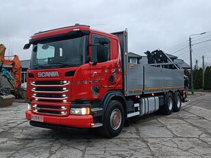 żuraw samojezdny Scania G480 E5 Adblue 6x4 Hiab 288 E6 Wyciagarka/ Funkcje