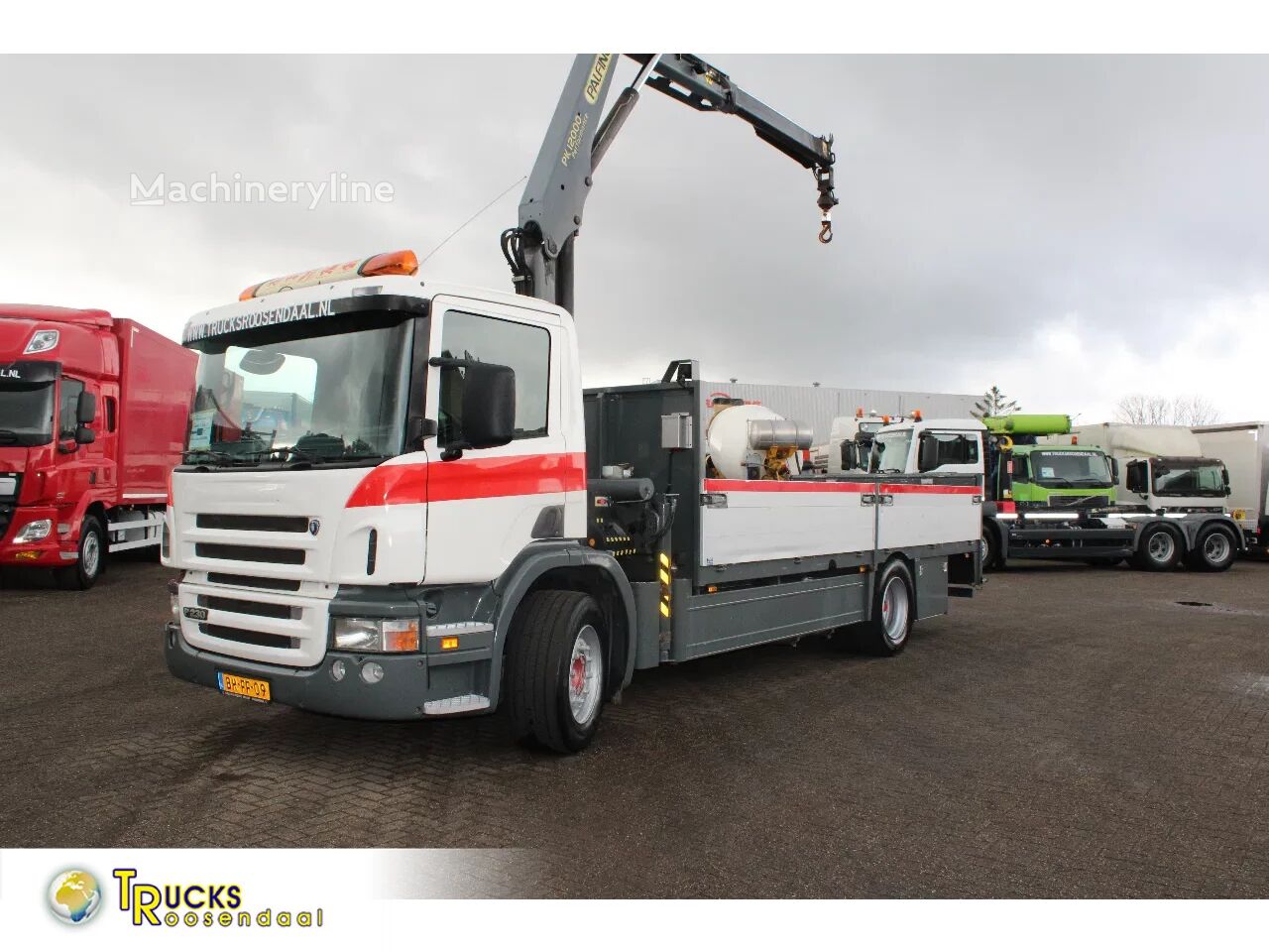 autokraana Scania P 230 + EURO 3 + PALFINGER PK 12000 + 18 T