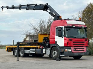 grue mobile Scania P310 !KRAAN/CRANE/GRUE/ HIAB 28TM!! RADIO REMOTE!! TOP!