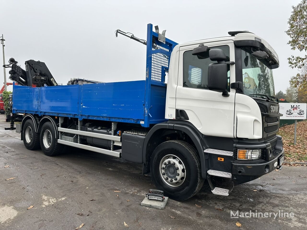 autokranas Scania P410 6x4 + KRAN HIAB X-HIDUO 188 ES-4 - RETARDER - ROTATOR - PLA