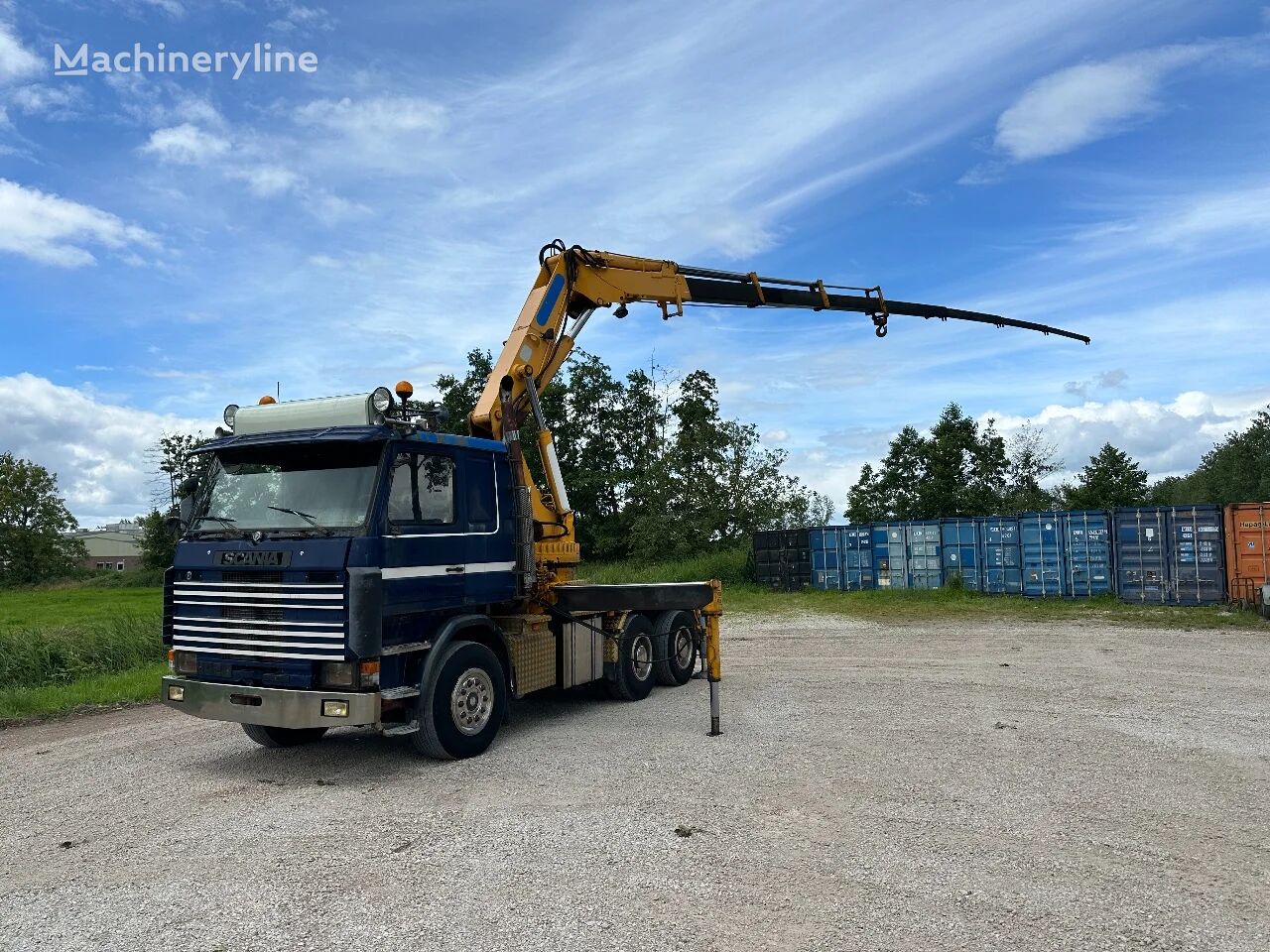 żuraw samojezdny Scania R142-V8 Effer 39 T/M 6X 2