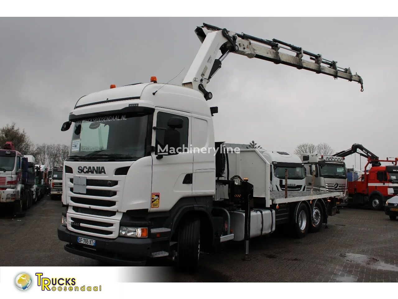 Scania R440 + HIAB 422 E6 + 6X2 + REMOTE + EURO 5 mobile crane