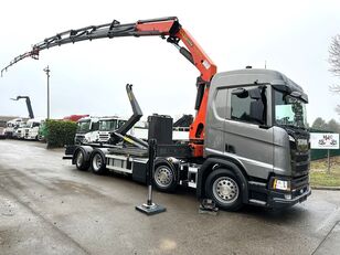 Scania R450 8x2 NGS HOOKLIFT + (33m!) PALFINGER PK29002 + JIB - *37.000 Mobilkran