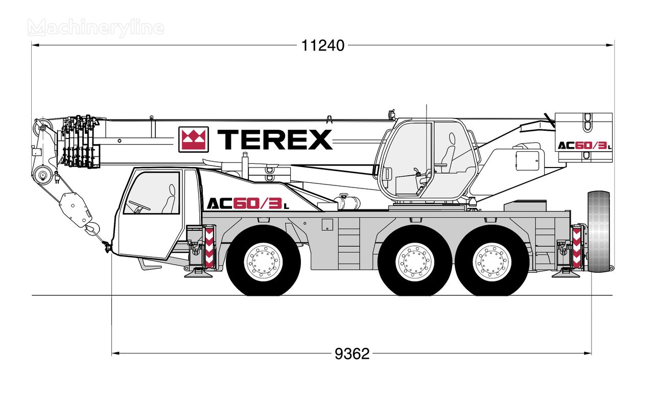 автокран Terex AC 60 L