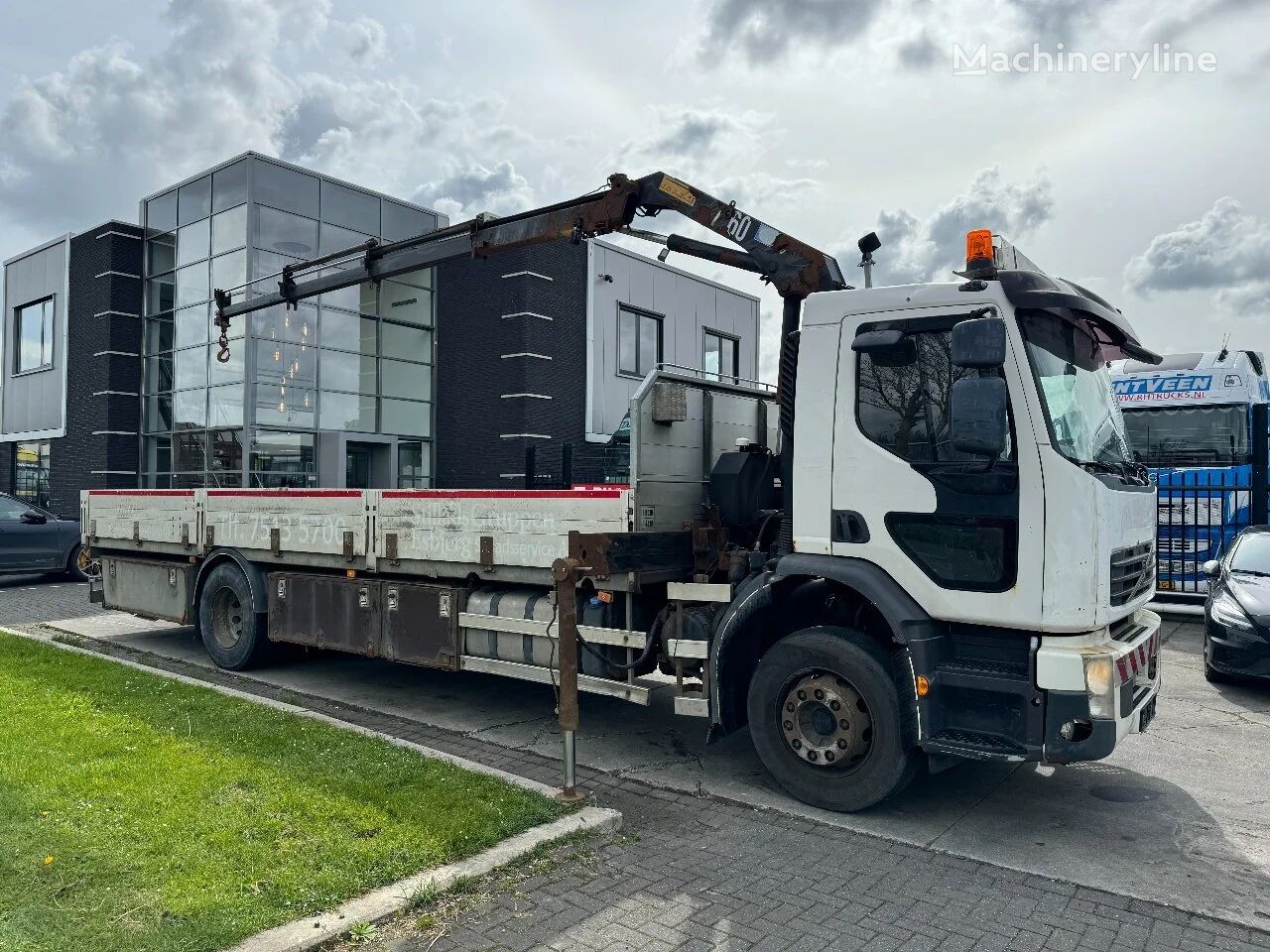 Volvo FE 280 4X2 + HMF 760 K3+2 + REMOTE CONTROL grúa móvil