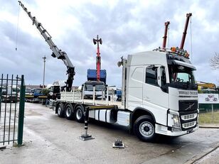 شاحنة رافعة Volvo FH 420 8x4 TRIDEM + CRANE HIAB 408 E-8 HIPRO + WINCH - 66.000km