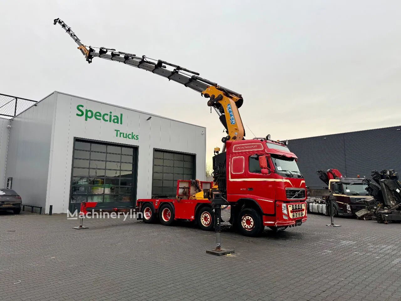 Volvo FH 500 8x4 + EFFER 1355 8S + JIB 6S heavy duty grúa móvil