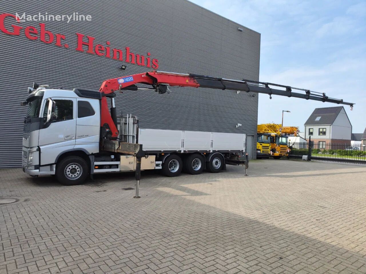 شاحنة رافعة Volvo FH 500 8x4 Tridem Euro 6 HMF 4020K-8