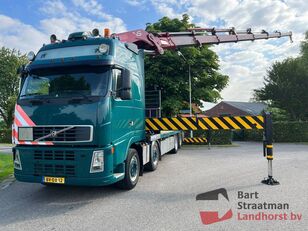 Volvo FH 520 8x2 3 assen gestuurd met HIAB 800 E-7 autolaadkraan met R Mobilkran