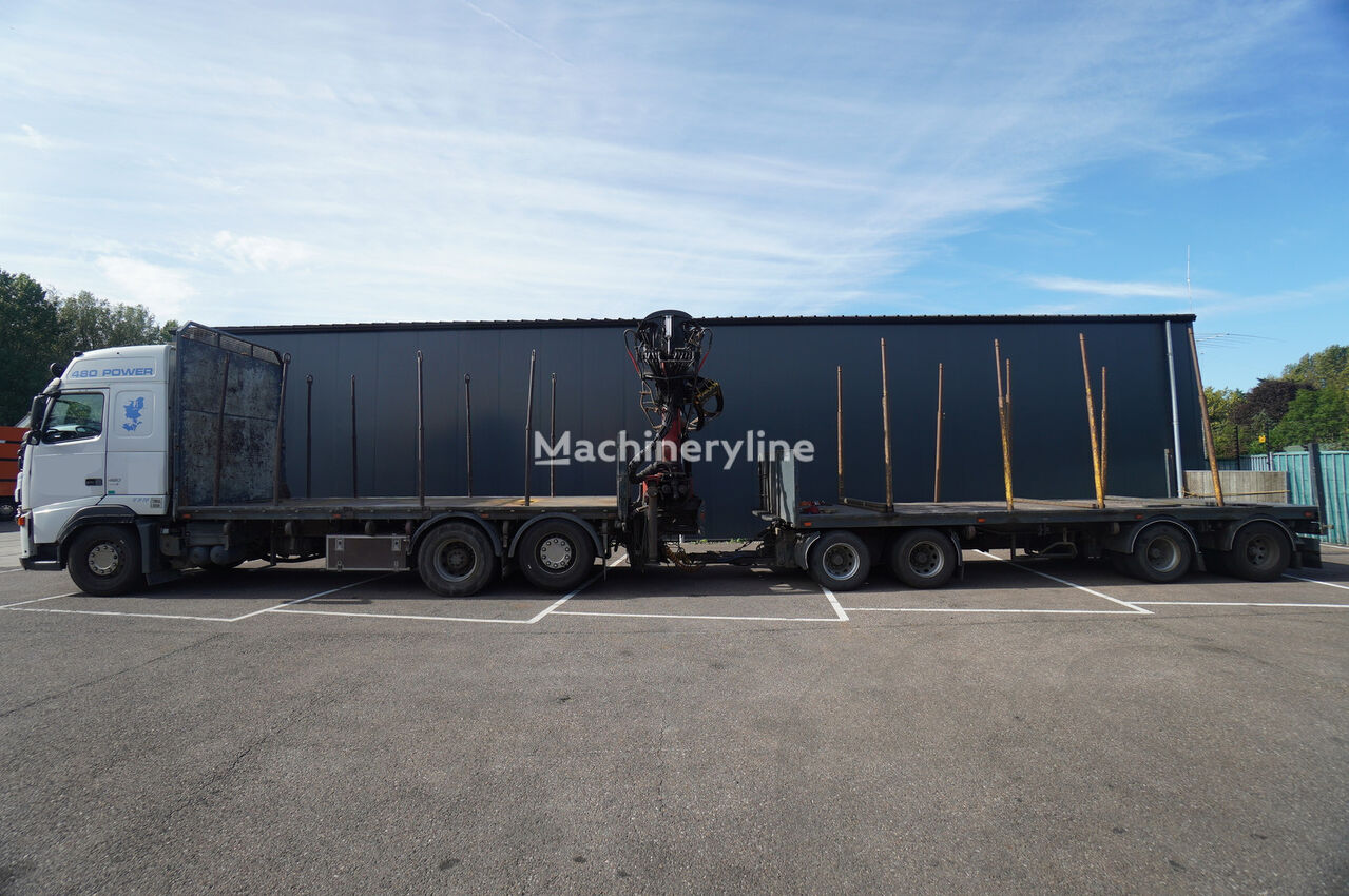 Volvo FH480 6X2 MANUAL TIMBER TRANSPORT COMBI WITH TRAILER Mobilkran