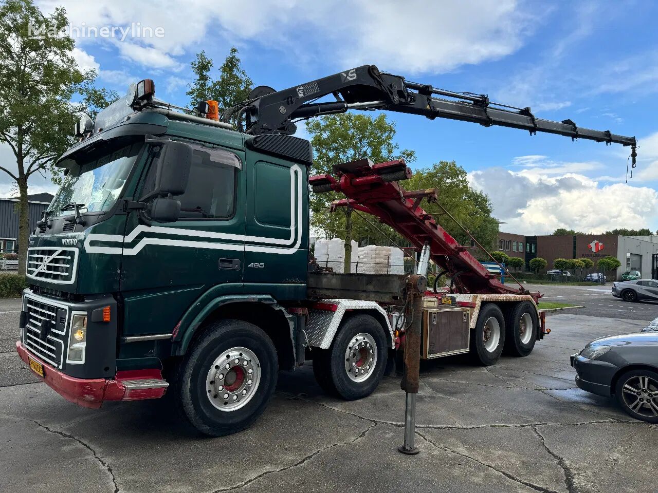 شاحنة رافعة Volvo FM 460 8X4 - HIAB 288 EP-5 HIPRO + REMOTE