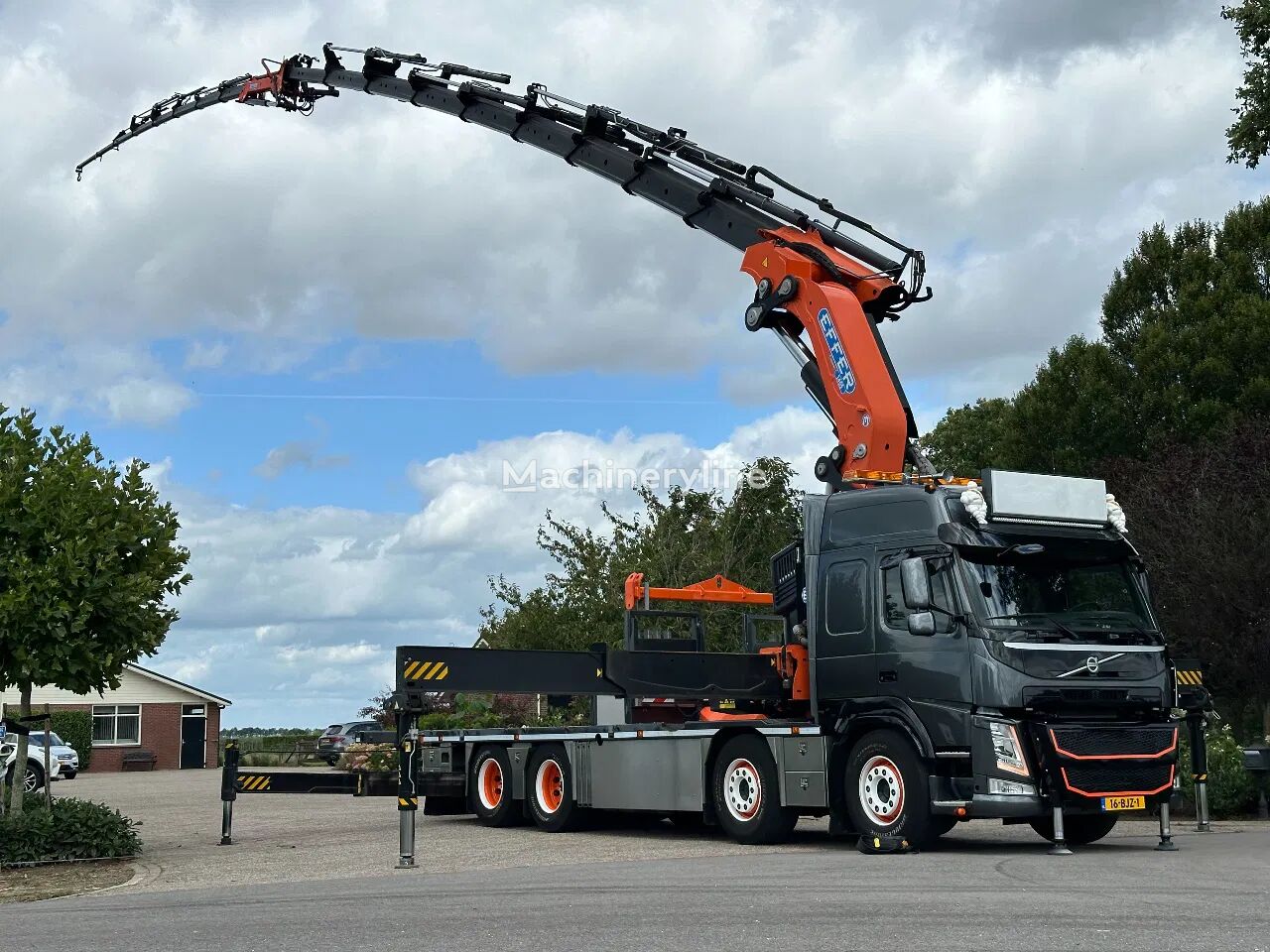 autogrù Volvo FM 470 8x4 LIFT!! !!EFFER 145TM!!JIB/LIER/WINCH!!!!152tkm!!EURO6