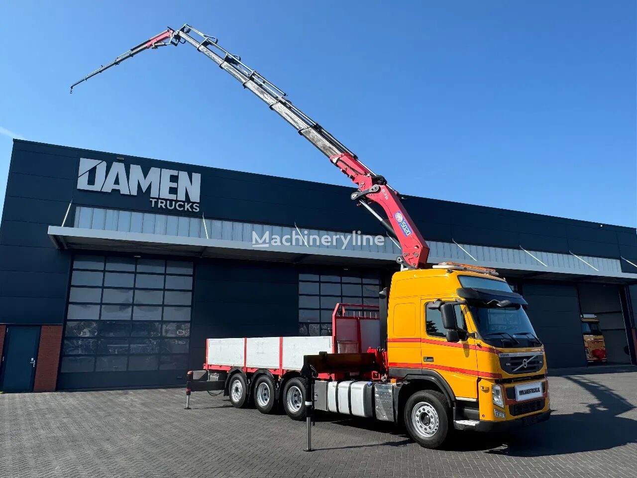 Volvo FM 500 8x4 HMF 5020-K6 + JIB FJ 1000-5 grúa móvil