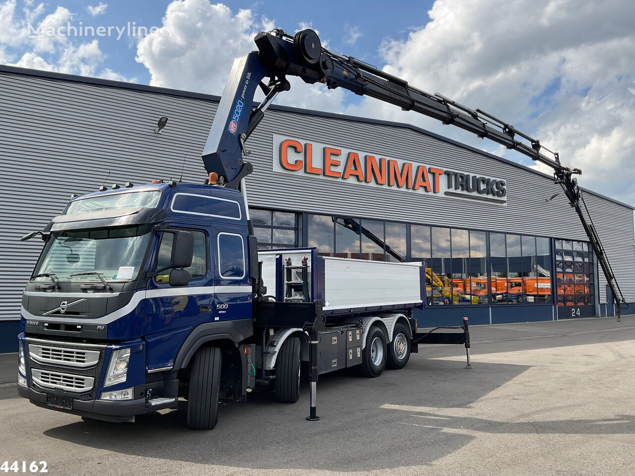 автокран Volvo FM 500 Euro 6 HMF 50 Tonmeter laadkraan + Fly-Jib