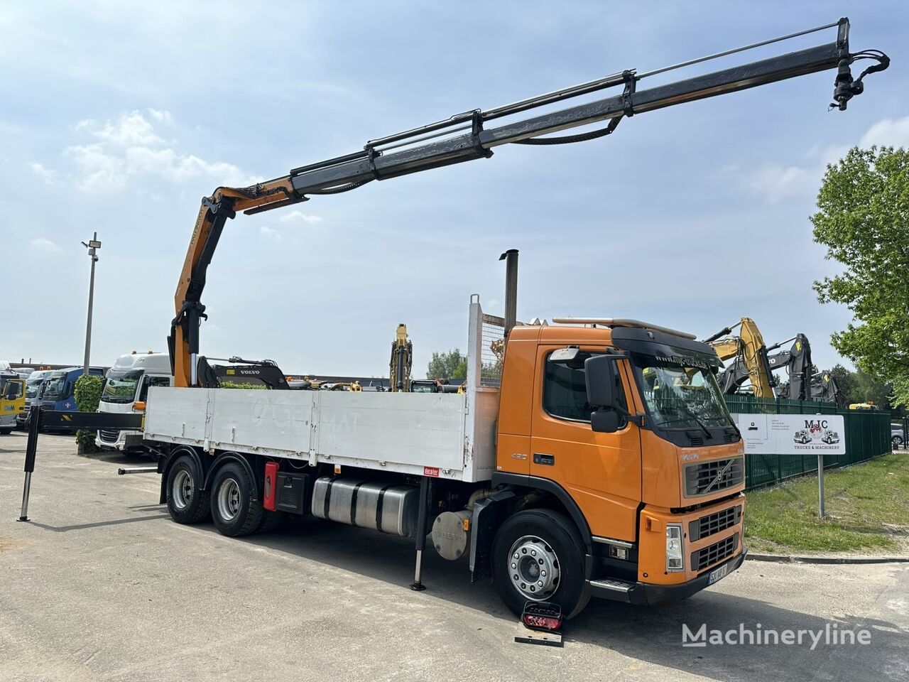 grue mobile Volvo FM12-420 6x4 + CRANE PALFINGER PK20002 - PLATFORM 7m20 - RADIO/R