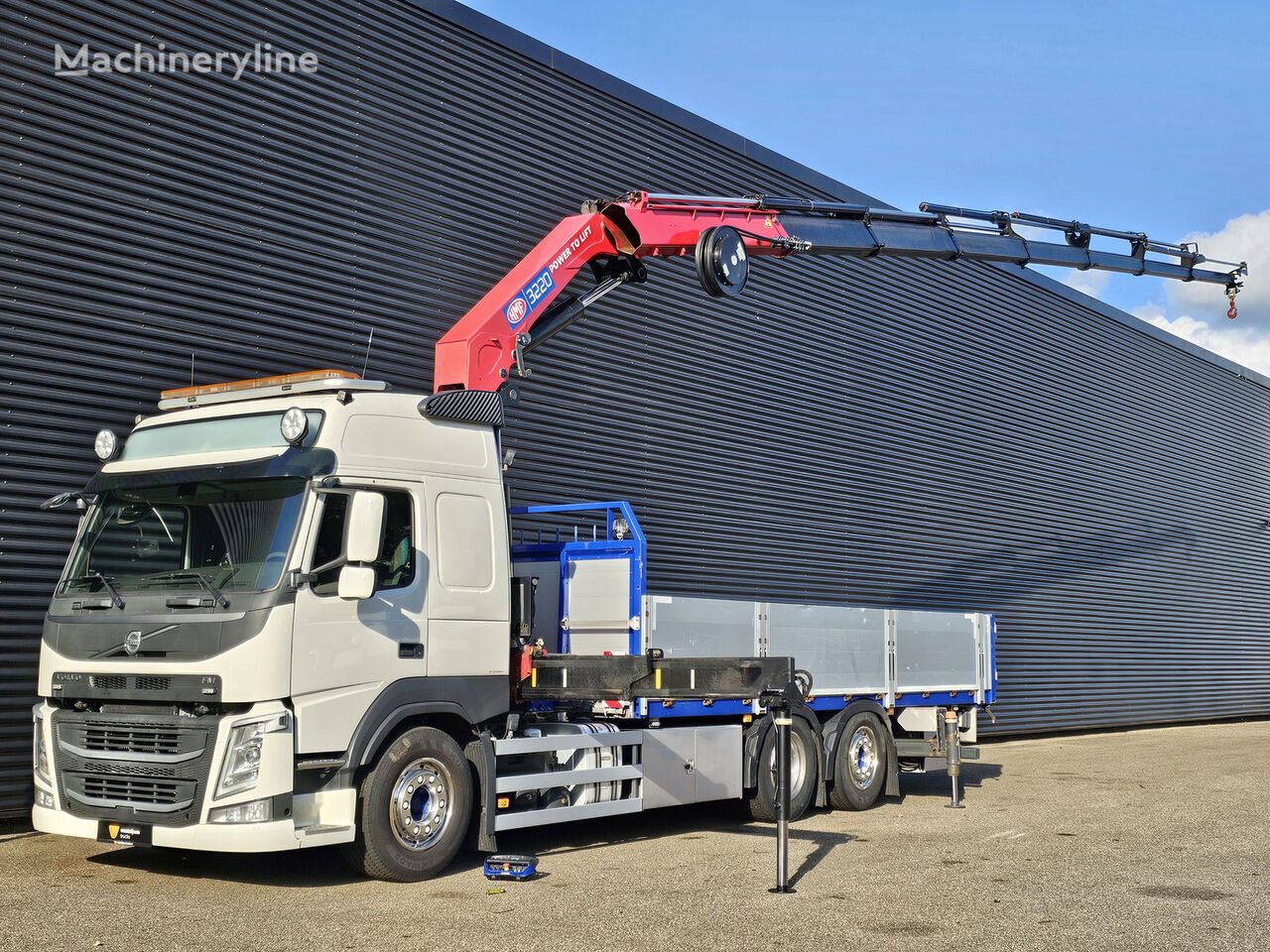 Volvo FM500 6x2 / HMF 3220 k7 CRANE / KRAN mobiele kraan