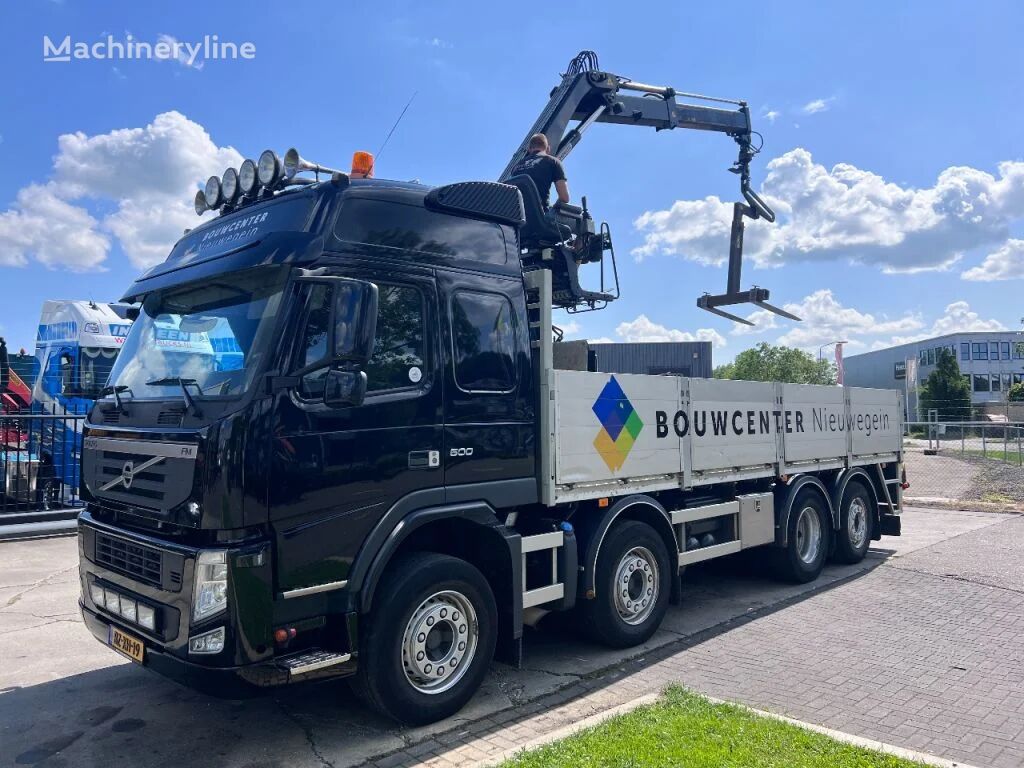 Volvo FMX 500 8X2 EURO 5 + HIAB 130 R F-1 mobile crane