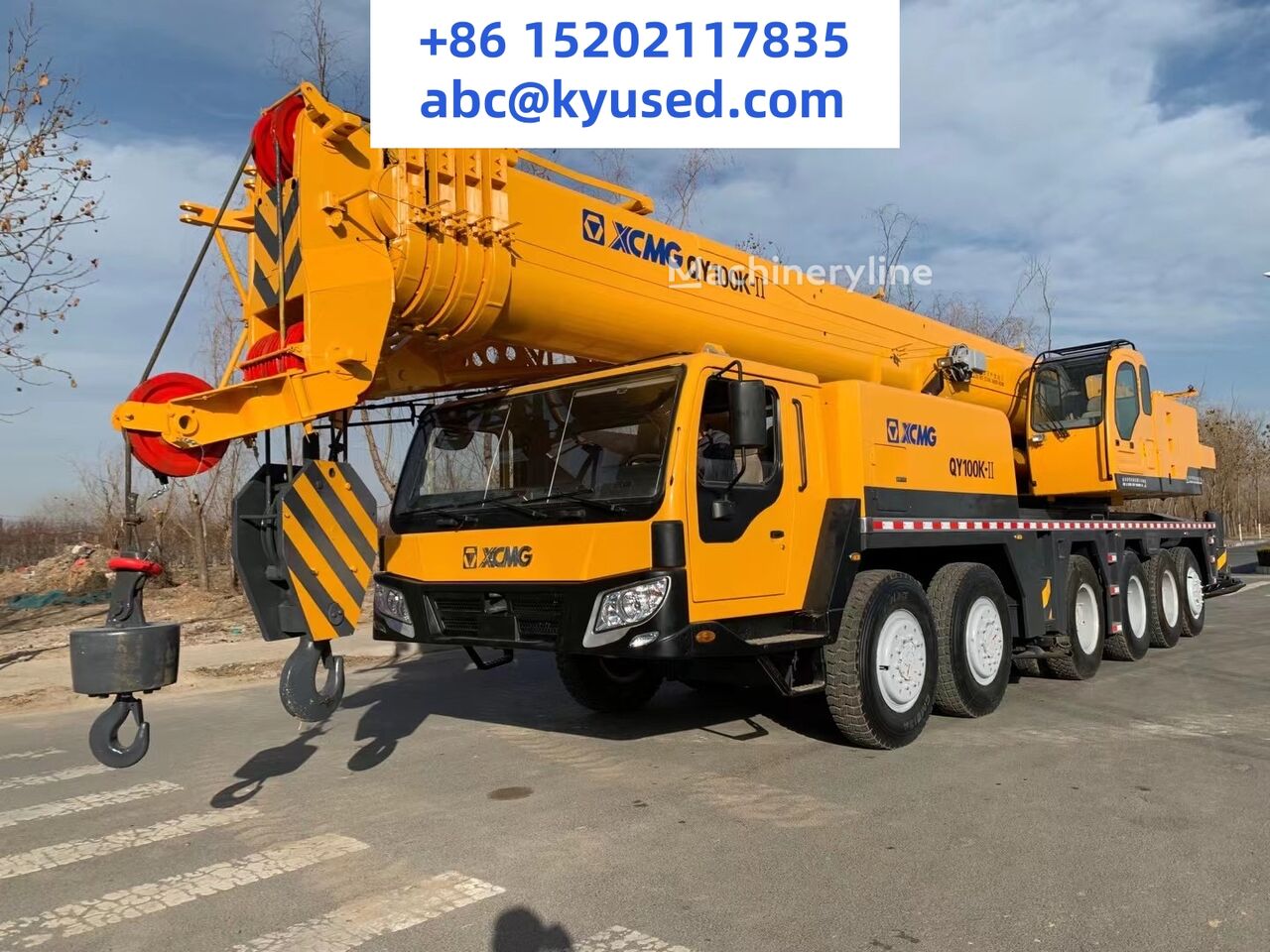 XCMG QY100K QY100K-1 XCT100 XCA100 100T 110T 120T 130T 140T 150T 160T mobile crane - Machineryline