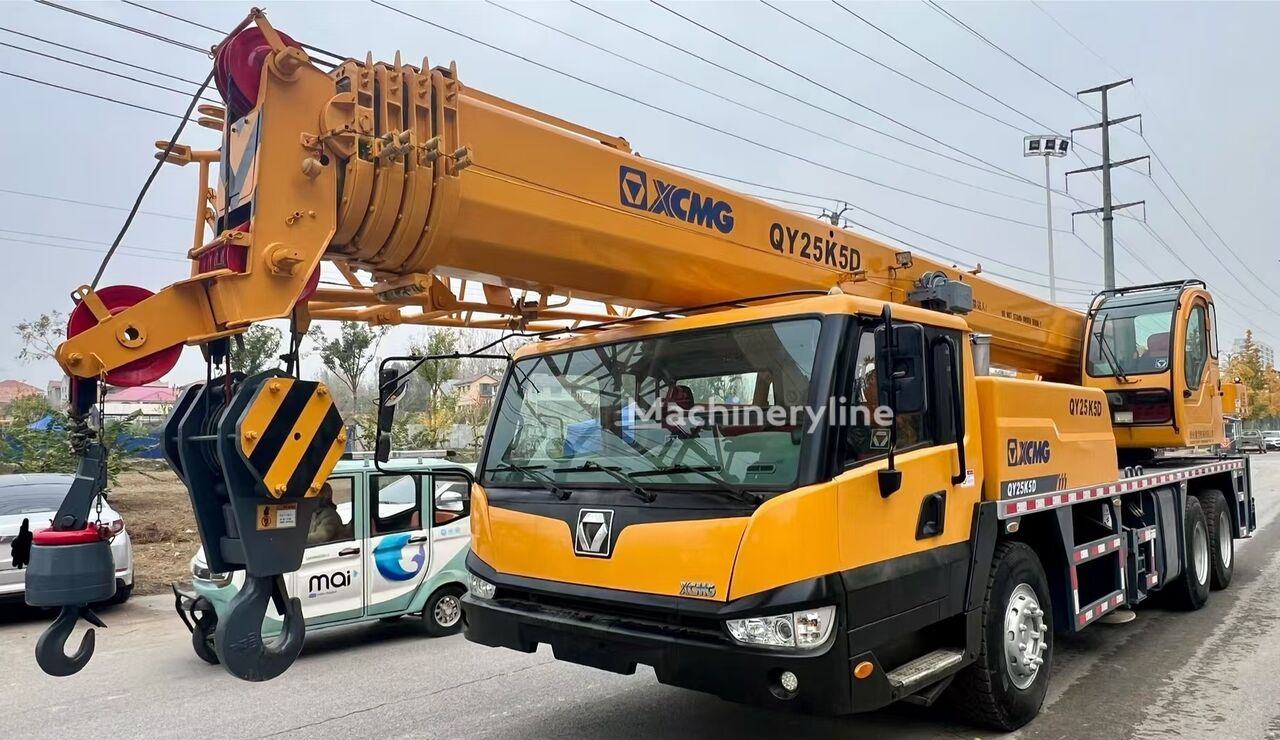 автокран XCMG QY25K5D 25 ton secondhand 25t truck crane