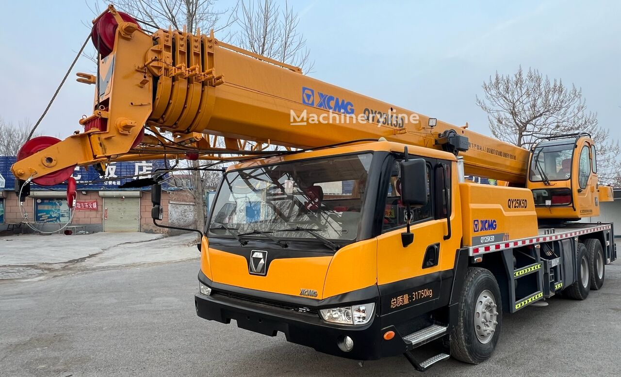 XCMG QY25K5D 25 ton used 25t truck crane mobil vinç - Machineryline