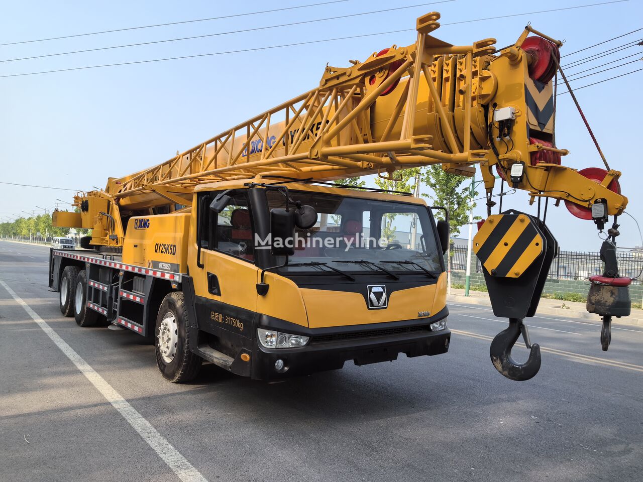 autožeriav XCMG QY25K5D QY25K5C XCT25 25 TON TRUCK MOBILE CRANE