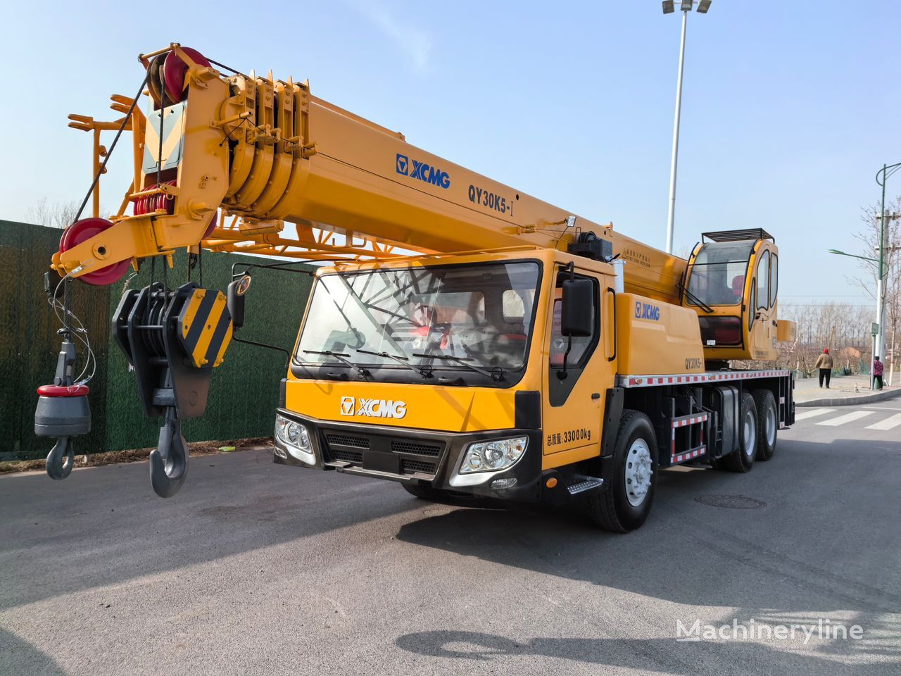 grua móvel XCMG QY30K QY30K5 XCMG 30 ton 30t 30 tons used mounted truck crane