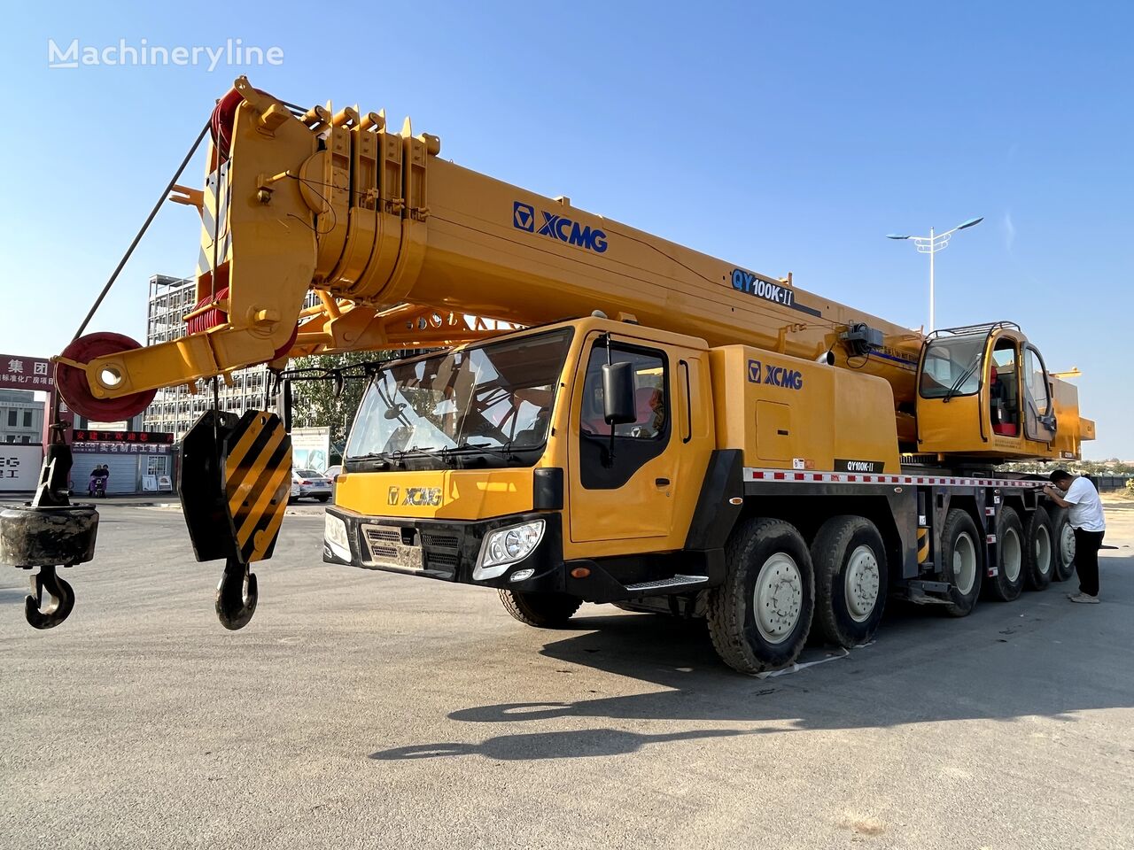 이동형 크레인 XCMG XCMG QY100K-11 100 ton used mobile truck crane mobile crane