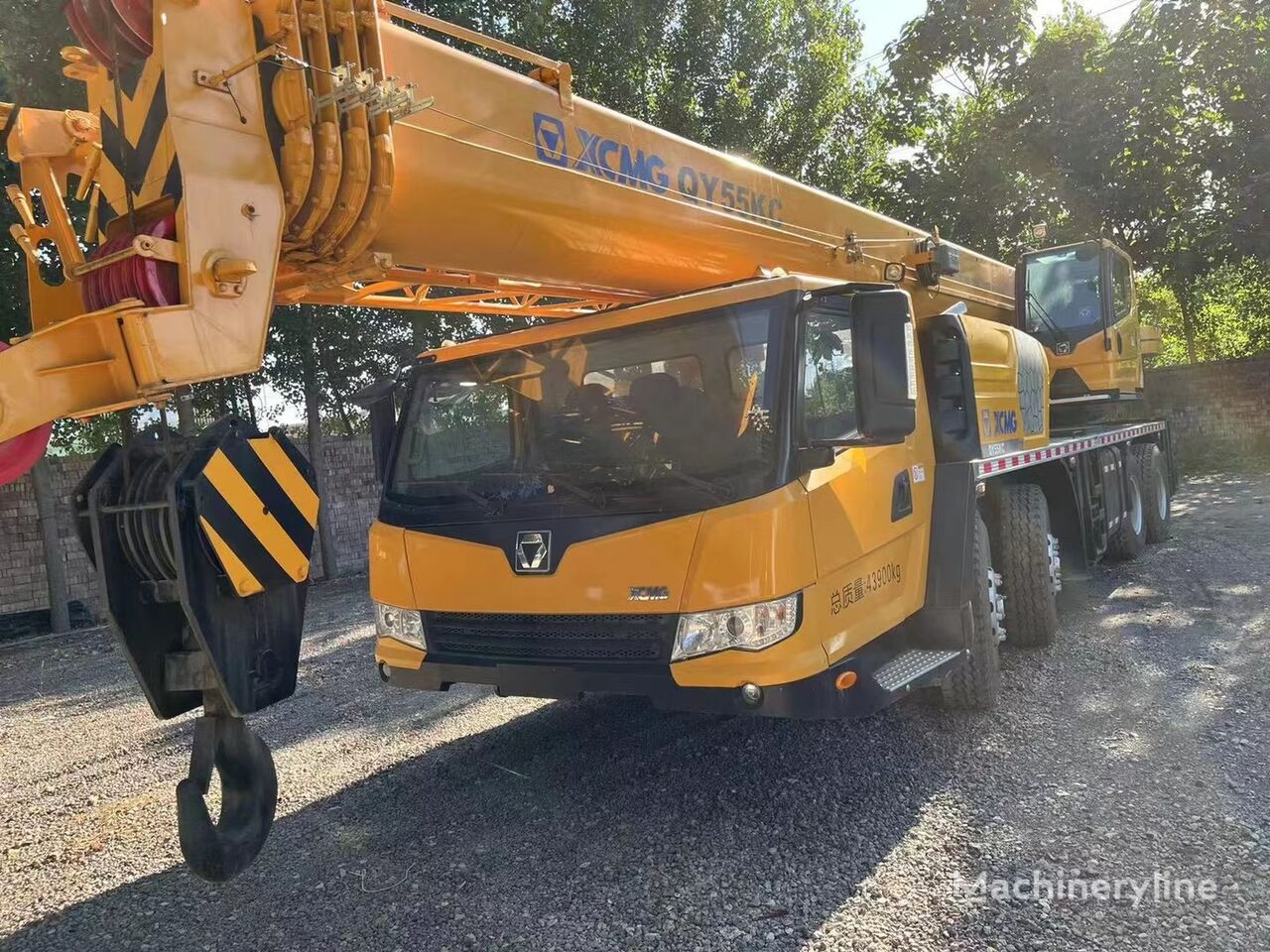 żuraw samojezdny XCMG XCMG QY55KC 55 ton used mobile truck crane