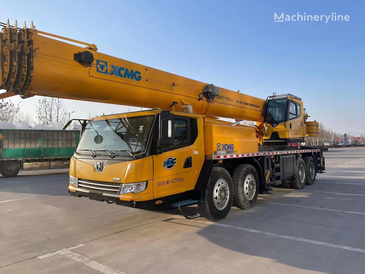 جرثقیل متحرک XCMG XCMG QY55KC 55 ton used mobile truck crane mobile crane