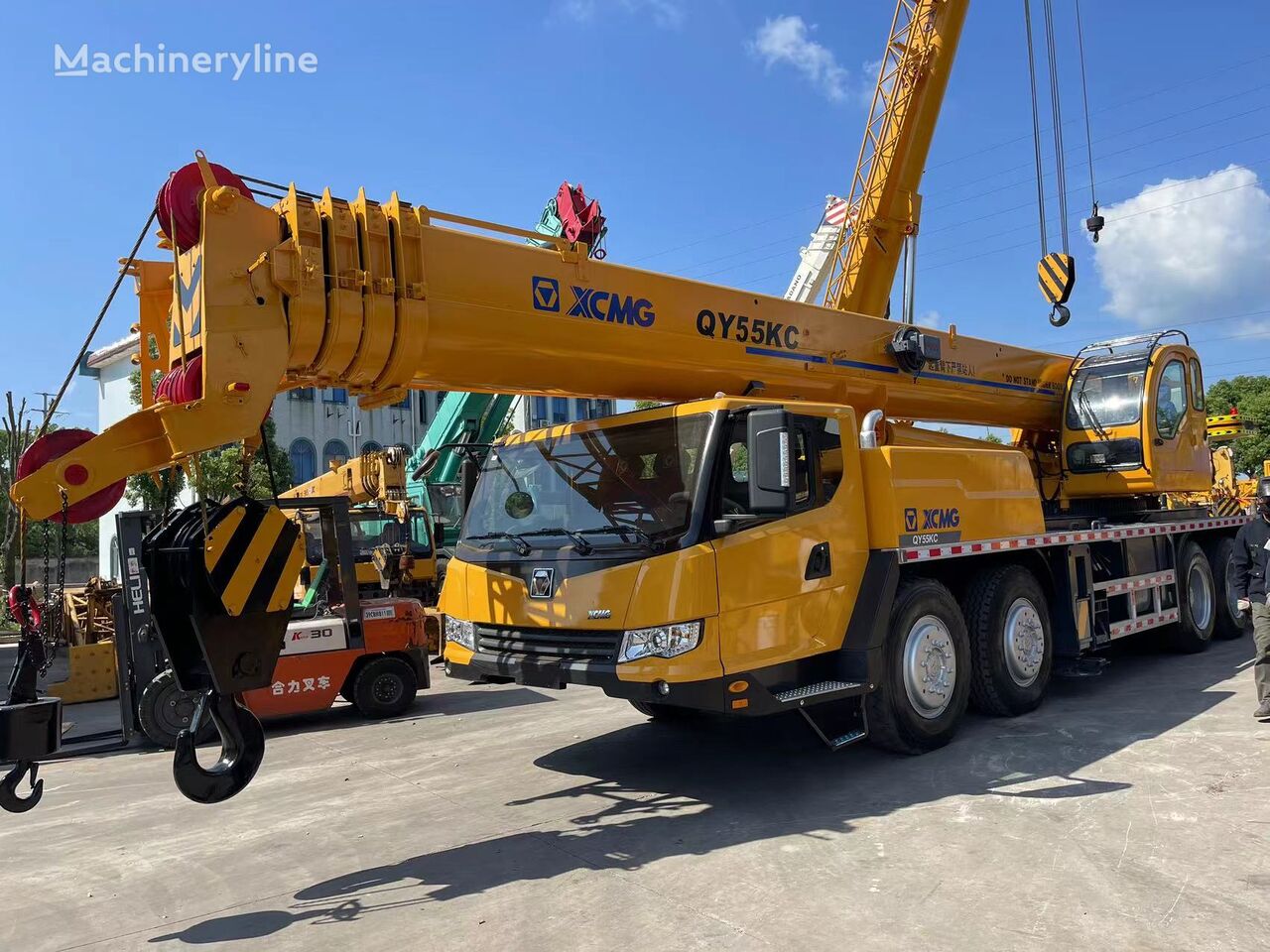 XCMG XCMG QY55KC QY50KA QY50KC 55 ton 55t 55ton 55tons crane grúa móvil