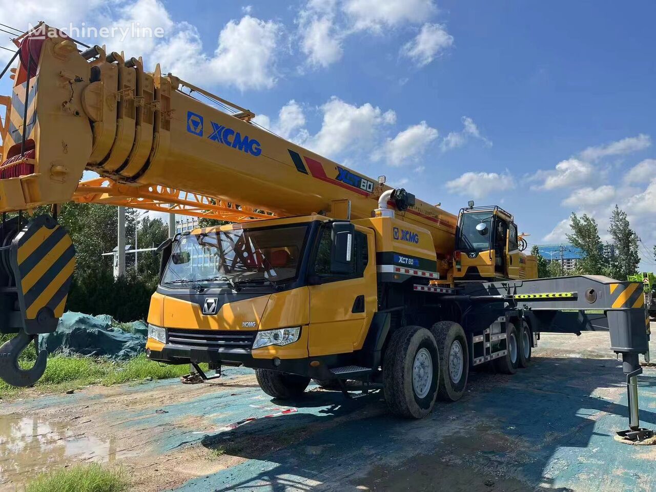 cần cẩu di động XCMG XCT80 QY80KC 80ton 80t mobile truck crane