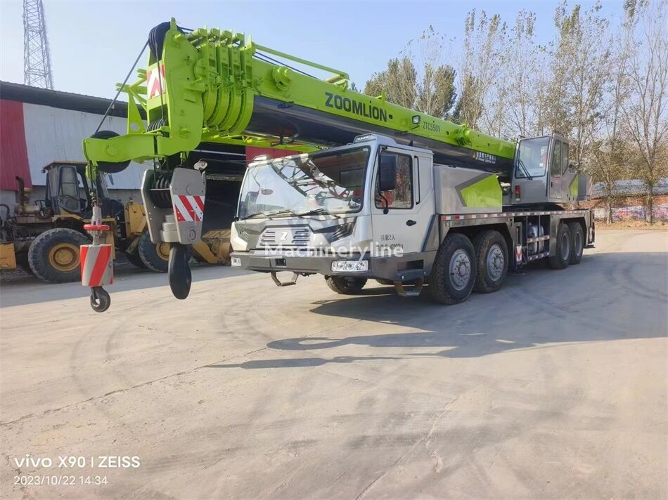 Zoomlion QY50V QY50B QY50C TC550V QY55V QY50K ZTC500V 55 TON 50 TON TRUCK mobil vinç