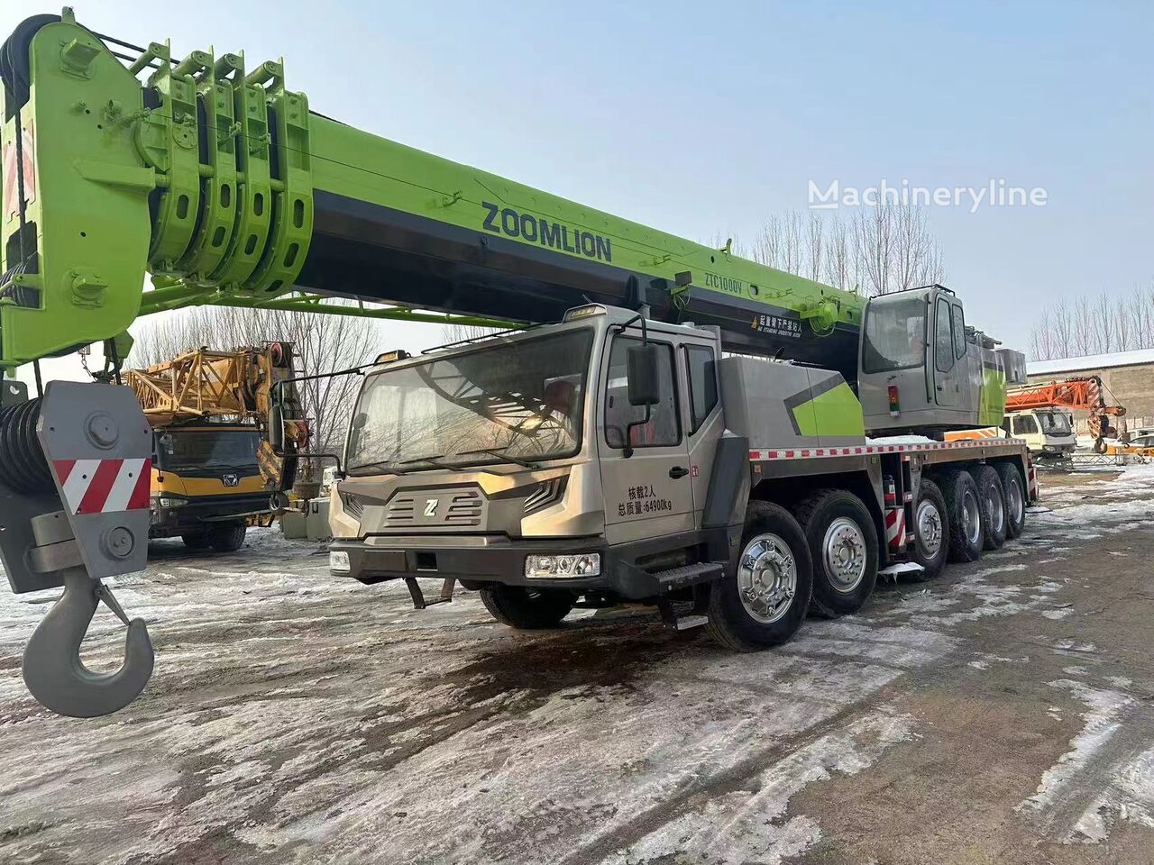 جرثقیل متحرک Zoomlion ZTC1000 ZTC1000V QY100V QY100 100 ton 100t 100 tons 100tons