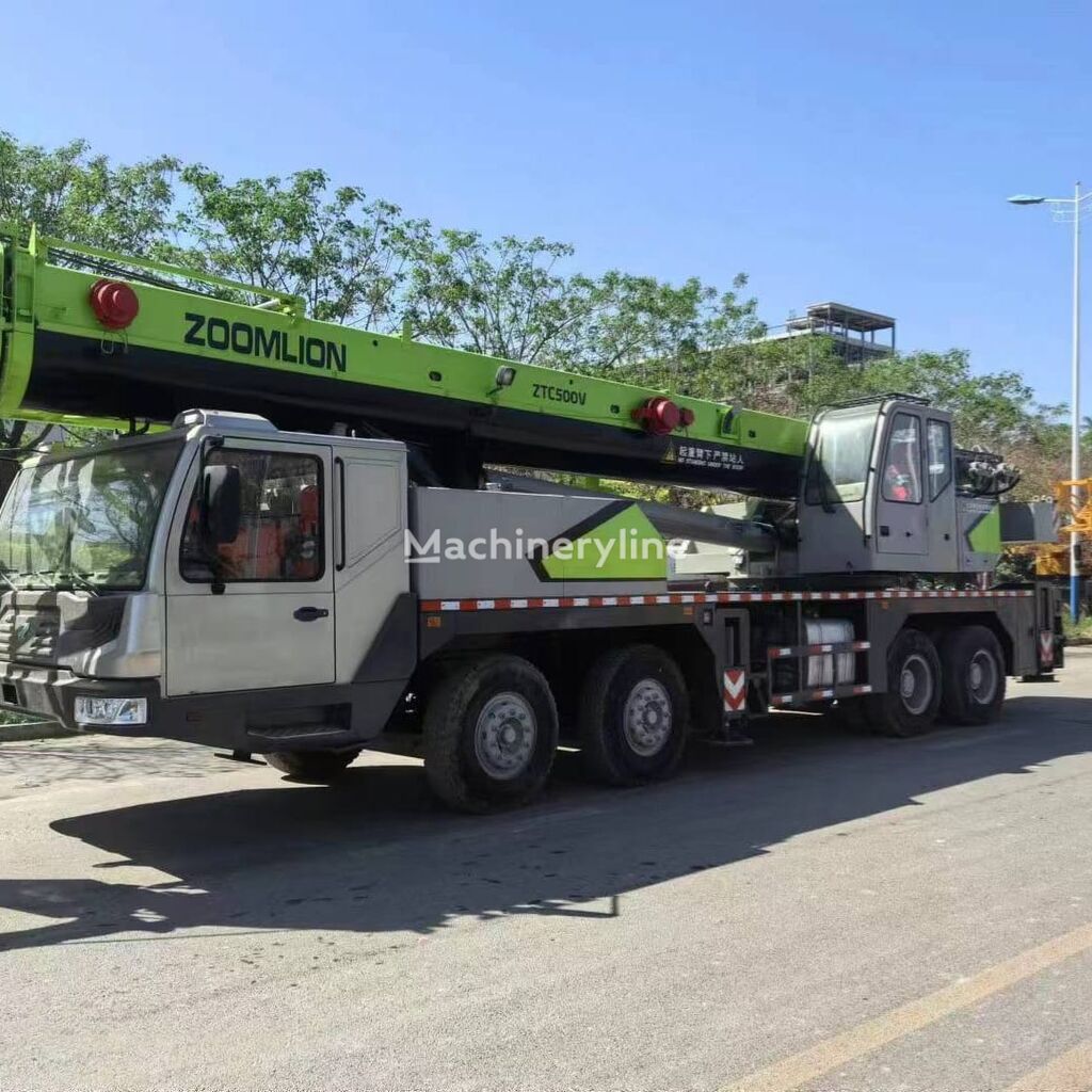 Zoomlion ZTC500V Used 50 Ton Truck Crane in Excellent Condition grúa móvil