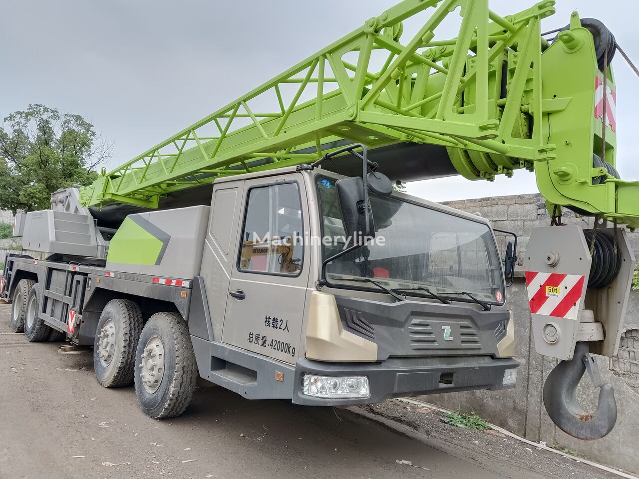 grue mobile Zoomlion ZTC500V Used 50 Ton Truck Crane in Excellent Working Condition