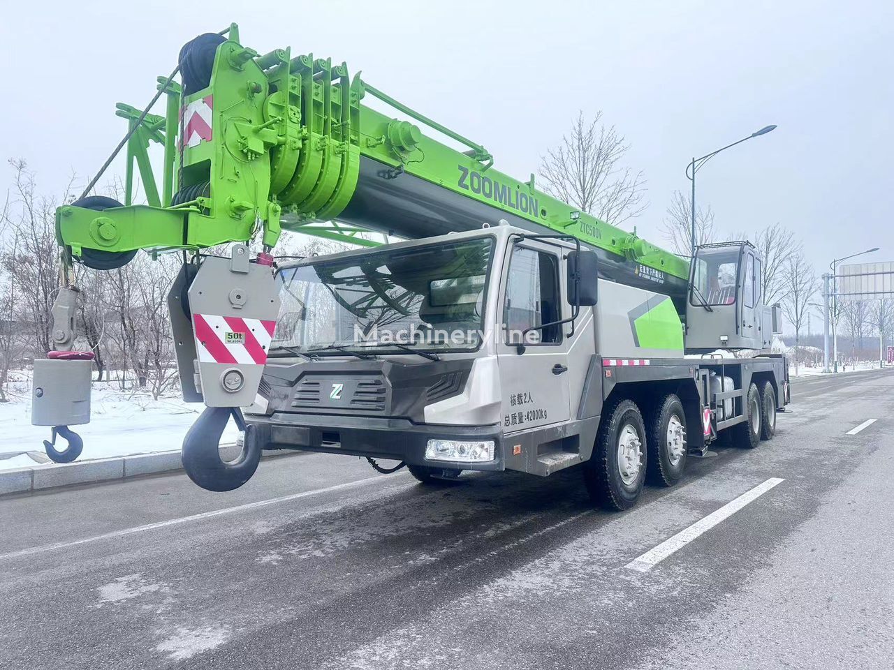 автокран Zoomlion ZTC500V ZTC500 Zoomlion 50 ton used truck crane