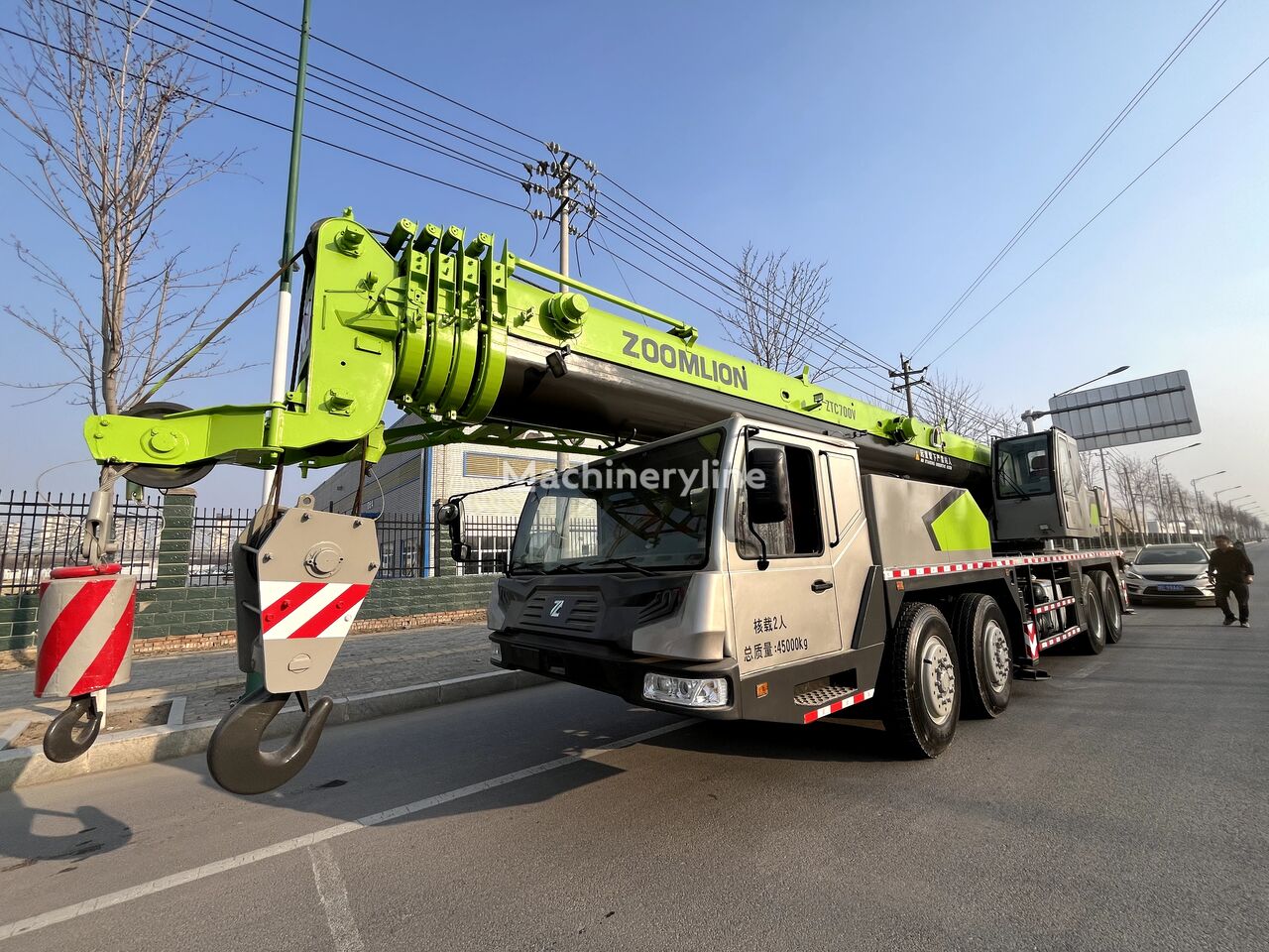 grue mobile Zoomlion Zoomlion ZTC700V ZTC700 70 ton used truck crane