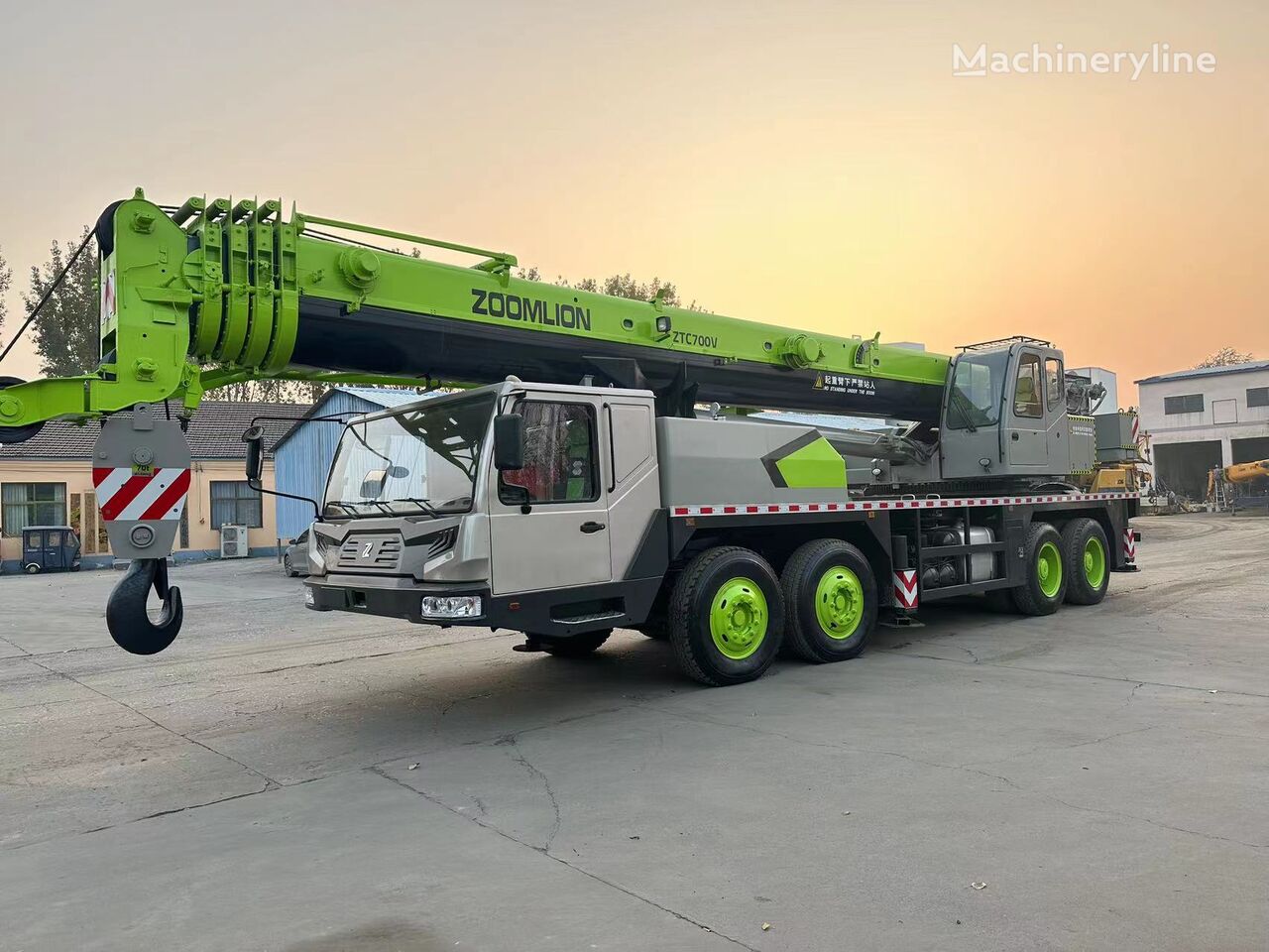 شاحنة رافعة Zoomlion used chinese brand ZTC700V 70T great working crane