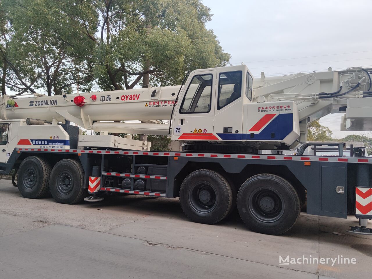 Zoomlion zoomlion QY80V truck crane 80ton mobile crane