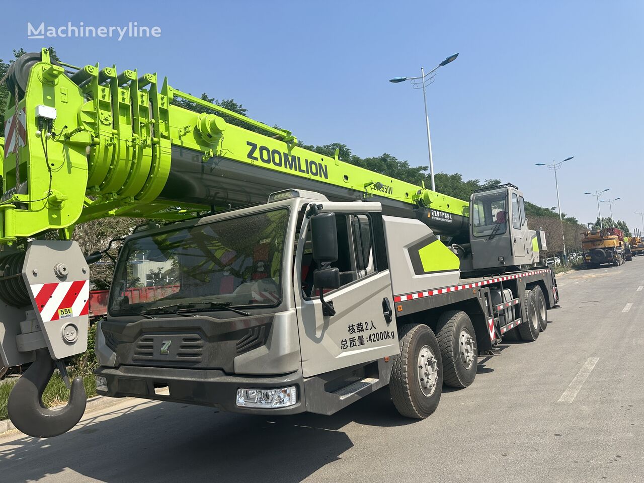 Zoomlion ztc550v used 55t truck crane for the lifting work mobile crane