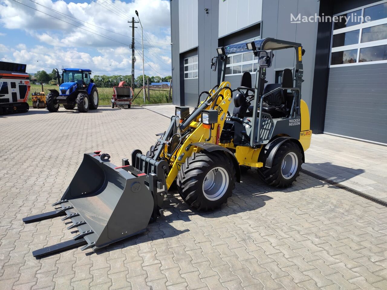 Новый мультифункциональный погрузчик Wacker Neuson WL20 - Machineryline