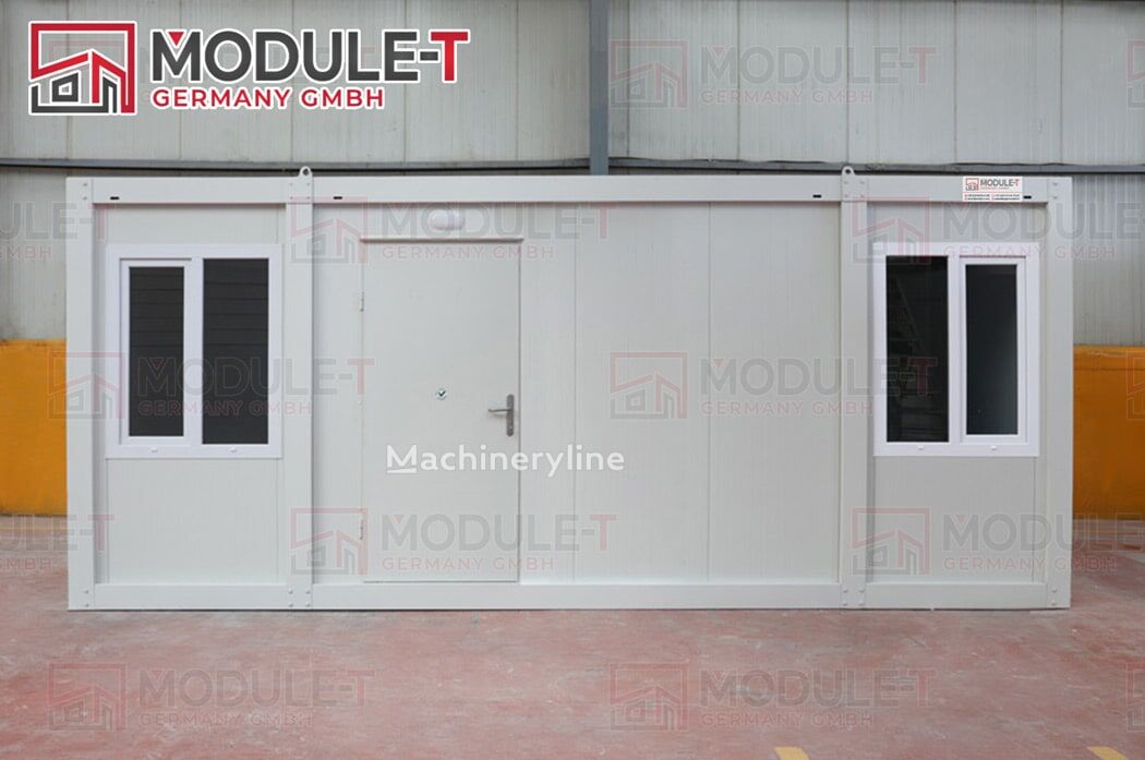 New Module-T NEUER Bürocontainer für Baustelle – mit WC | 600 × 240 cm | lief office cabin container - Machineryline